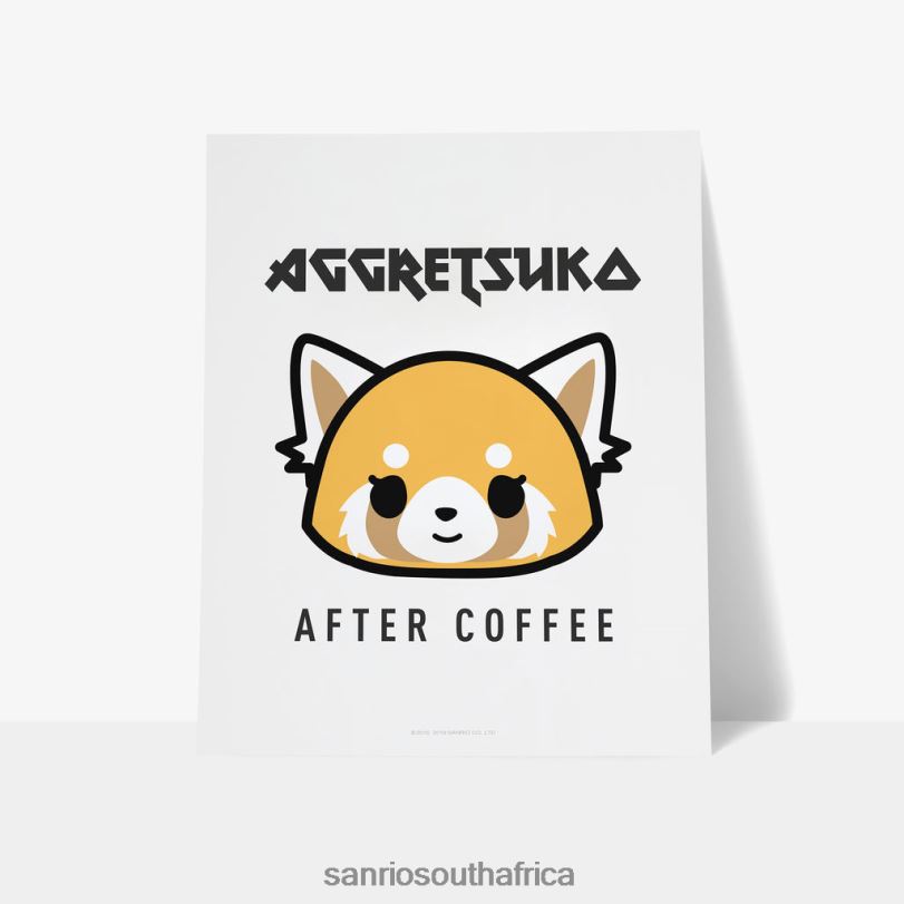 Sanrio Aggretsuko After Coffee Personalised Art Print HNX6N59 Accessory Sanrio Aggretsuko After Coffee Personalised Art Print HNX6N59 Accessory