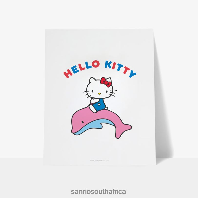 Sanrio Hello Kitty Dolphin Personalised Art Print HNX6N58 Accessory Sanrio Hello Kitty Dolphin Personalised Art Print HNX6N58 Accessory