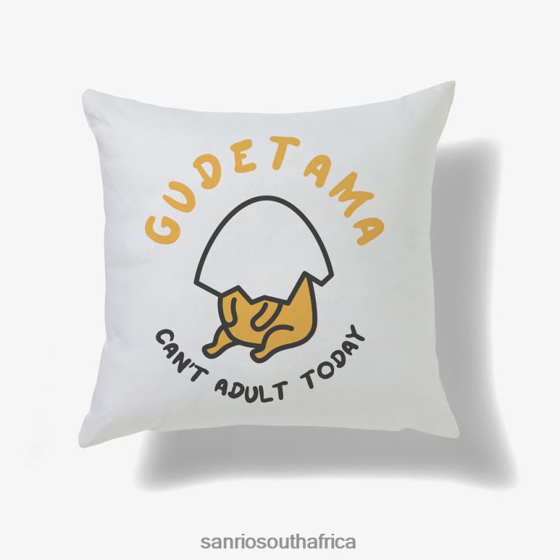 Sanrio Gudetama Can't Adult Today Personalised Cushion HNX6N52 Accessory Sanrio Gudetama Can't Adult Today Personalised Cushion HNX6N52 Accessory