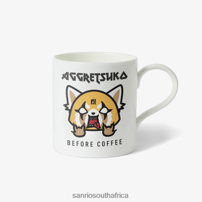 Sanrio Aggretsuko Before & After Coffee Personalised Mug HNX6N68 Accessory Sanrio Aggretsuko Before & After Coffee Personalised Mug HNX6N68 Accessory