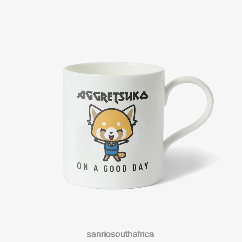 Sanrio Aggretsuko On A Good Day Personalised Mug HNX6N72 Accessory Sanrio Aggretsuko On A Good Day Personalised Mug HNX6N72 Accessory