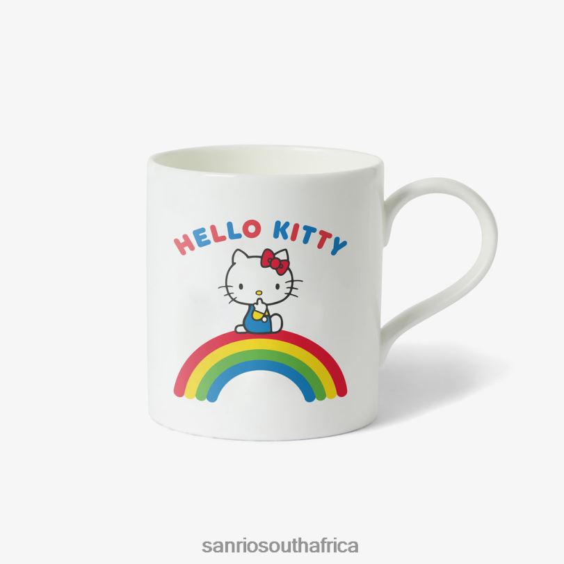 Sanrio Hello Kitty Rainbow Personalised Mug HNX6N66 Accessory Sanrio Hello Kitty Rainbow Personalised Mug HNX6N66 Accessory