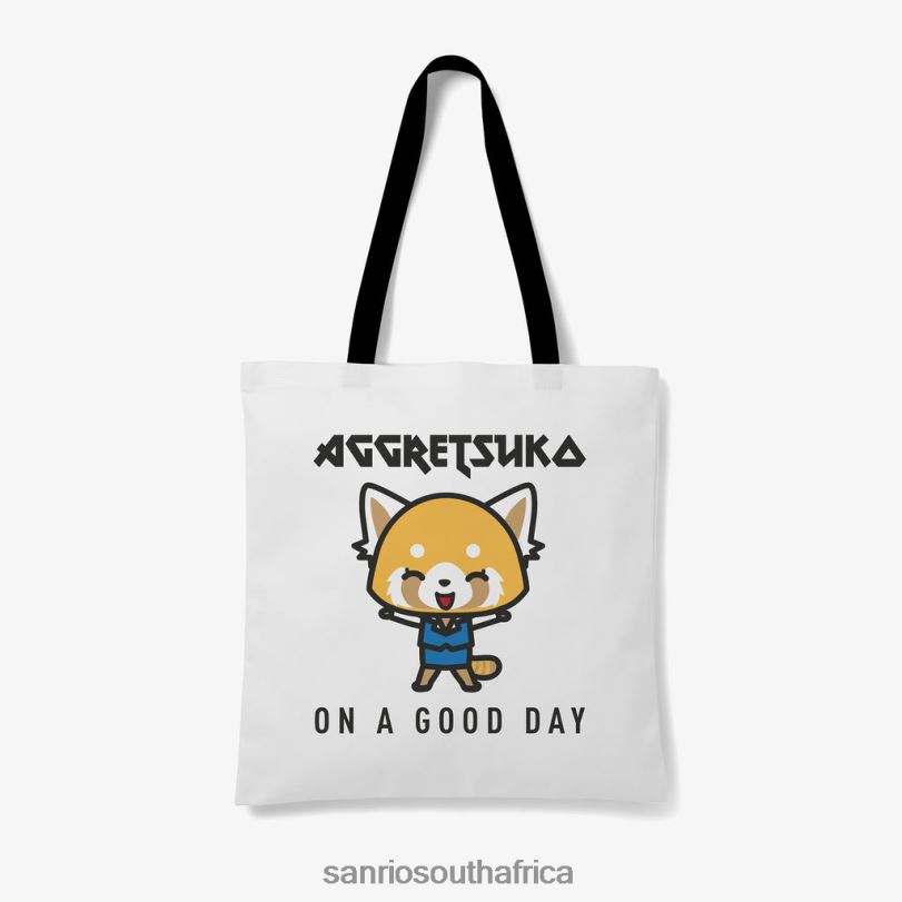 Sanrio Aggretsuko On A Good Day Personalised Tote Bag HNX6N82 Accessory Sanrio Aggretsuko On A Good Day Personalised Tote Bag HNX6N82 Accessory