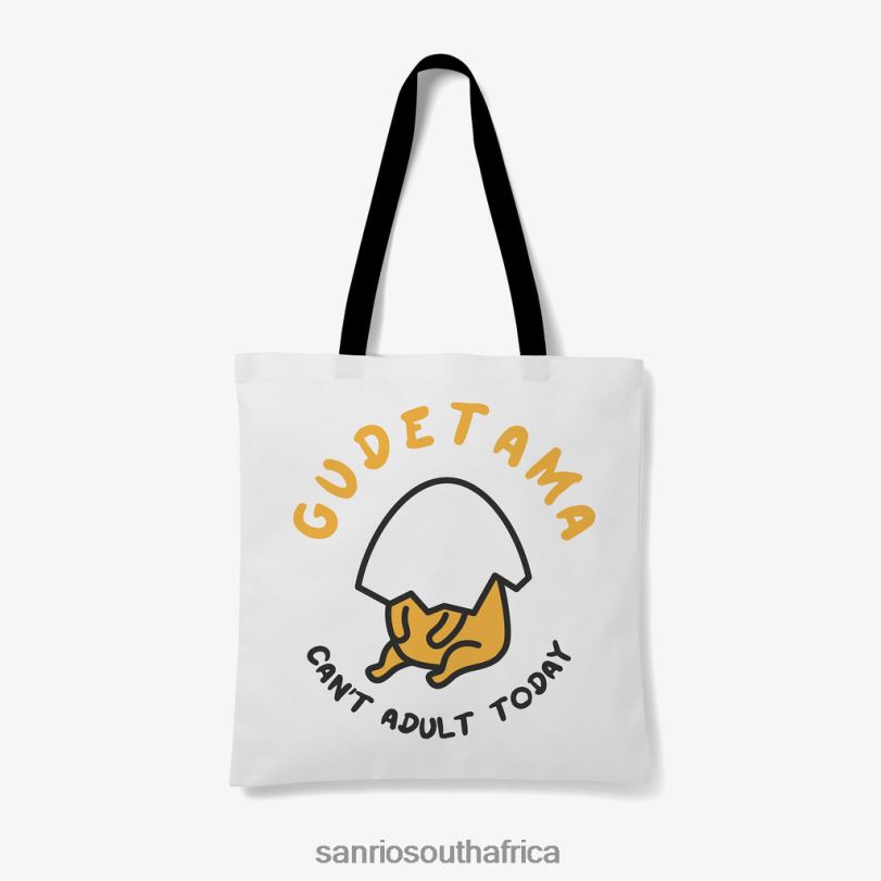 Sanrio Gudetama Can't Adult Today Personalised Tote Bag HNX6N79 Accessory Sanrio Gudetama Can't Adult Today Personalised Tote Bag HNX6N79 Accessory