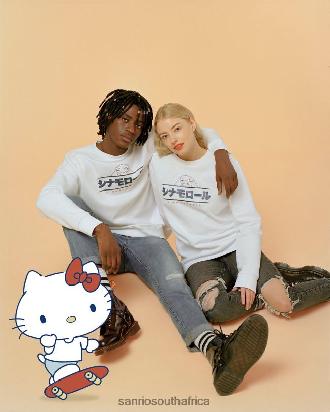 Sanrio Cinnamoroll Japanese Graphic Premium Organic Cotton White Sweatshirt HNX6N10 Clothing Sanrio Cinnamoroll Japanese Graphic Premium Organic Cotton White Sweatshirt HNX6N10 Clothing