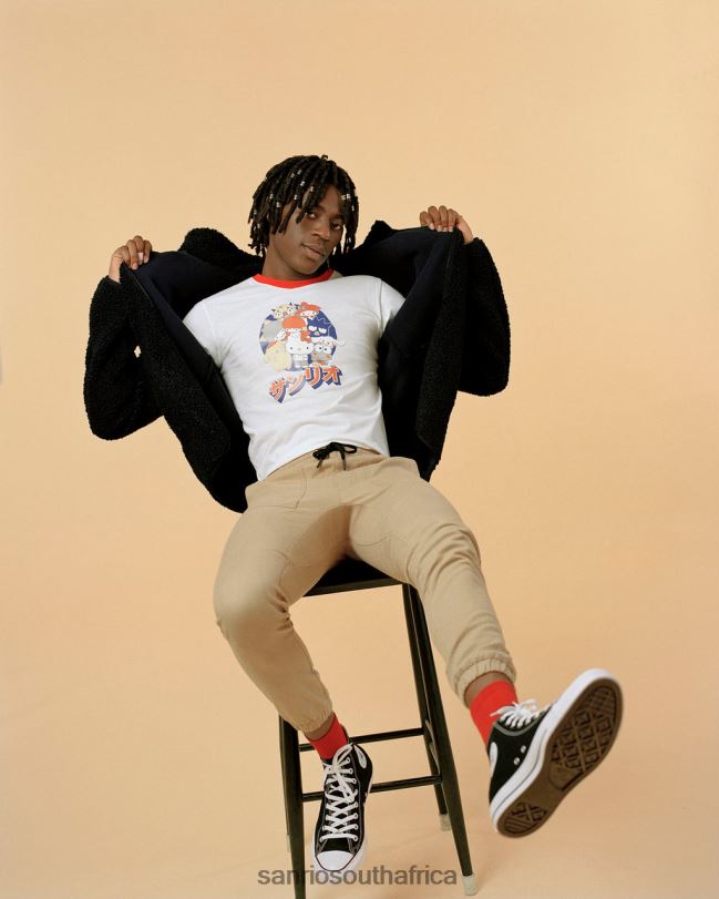 Sanrio Group Japanese Logo Ringer T-Shirt HNX6N13 Clothing Sanrio Group Japanese Logo Ringer T-Shirt HNX6N13 Clothing