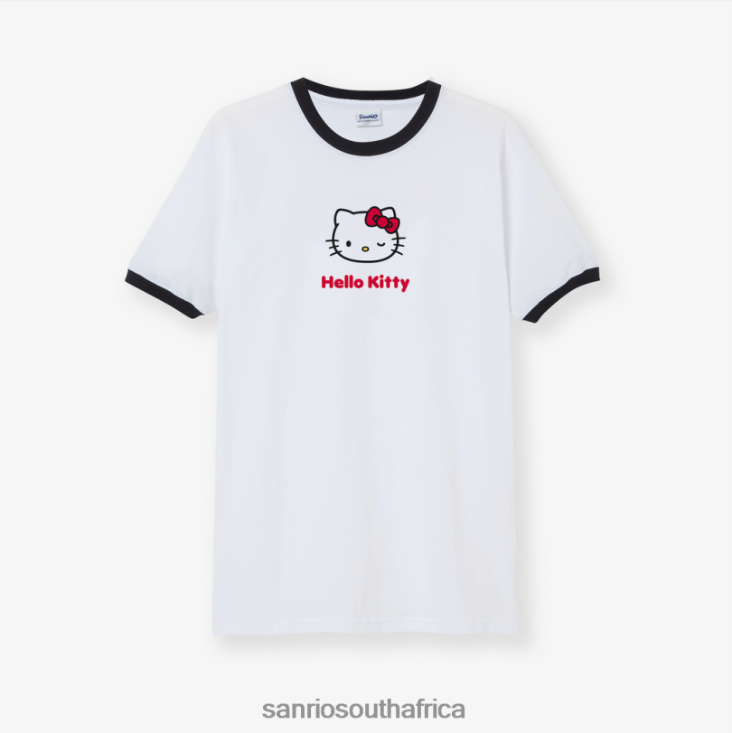 Sanrio Hello Kitty Ringer T-Shirt HNX6N19 Clothing Sanrio Hello Kitty Ringer T-Shirt HNX6N19 Clothing