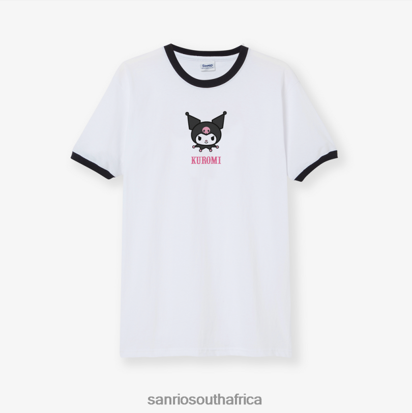 Sanrio Kuromi Ringer T-Shirt HNX6N16 Clothing Sanrio Kuromi Ringer T-Shirt HNX6N16 Clothing