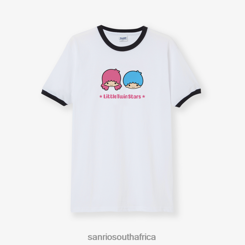 Sanrio Little Twin Stars Ringer T-Shirt HNX6N20 Clothing Sanrio Little Twin Stars Ringer T-Shirt HNX6N20 Clothing